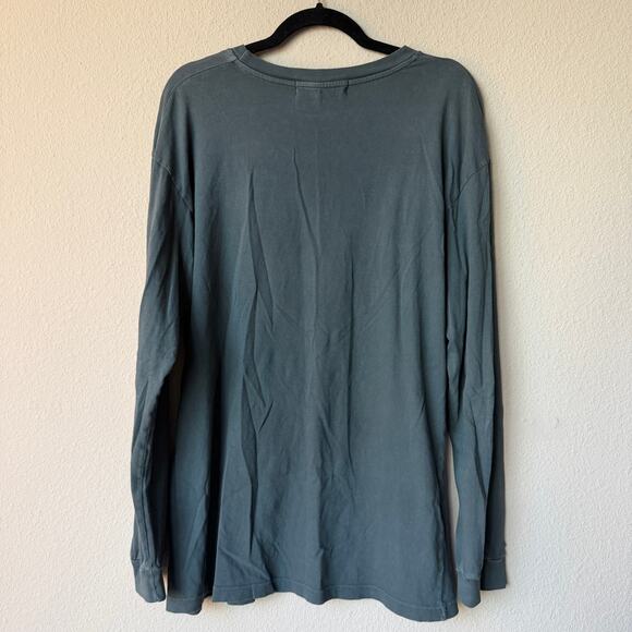 Daydreamer LA Queen of Hearts Gray Long Sleeve Tee Size Ms - Picture 3 of 7